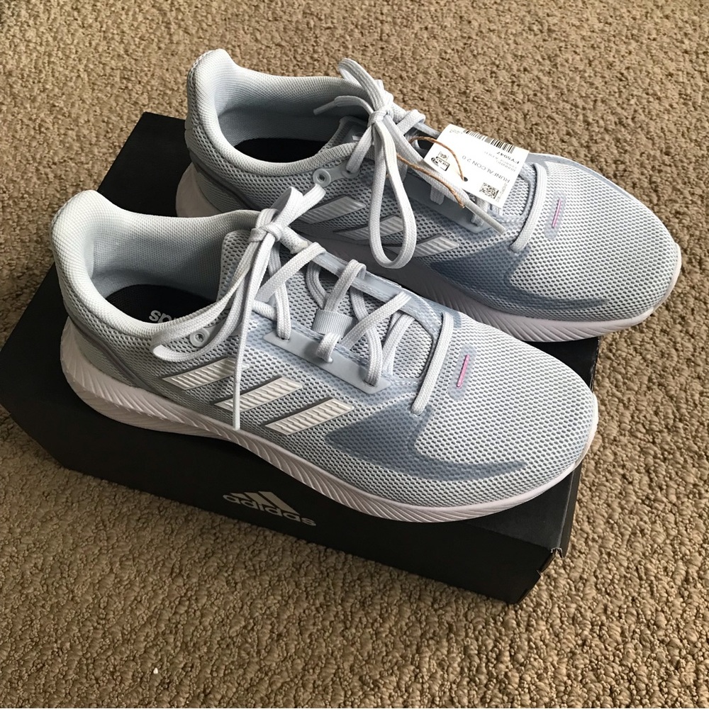 Brand new Women’s Adidas Runfalcon 2.0 blue sneakers size 5.5